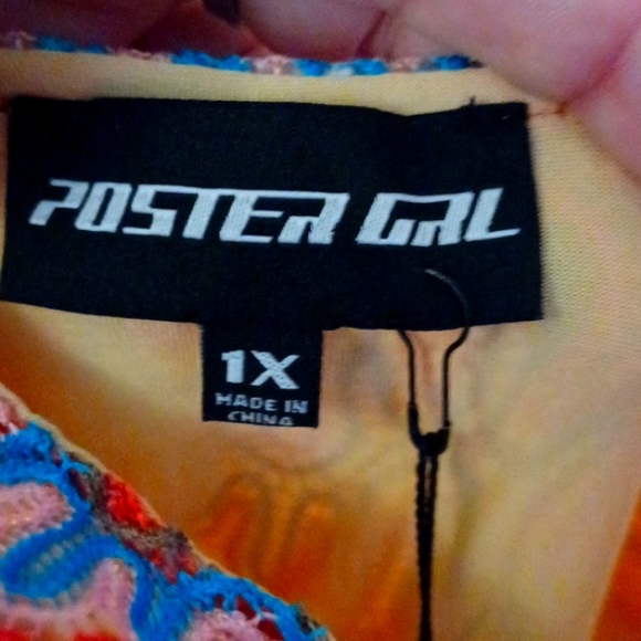 DOLLSKILL POSTER GIRL 1X MAXI HALTER ZIP SIDE LINED MINI SKIRT CROCHET - Picture 12 of 12